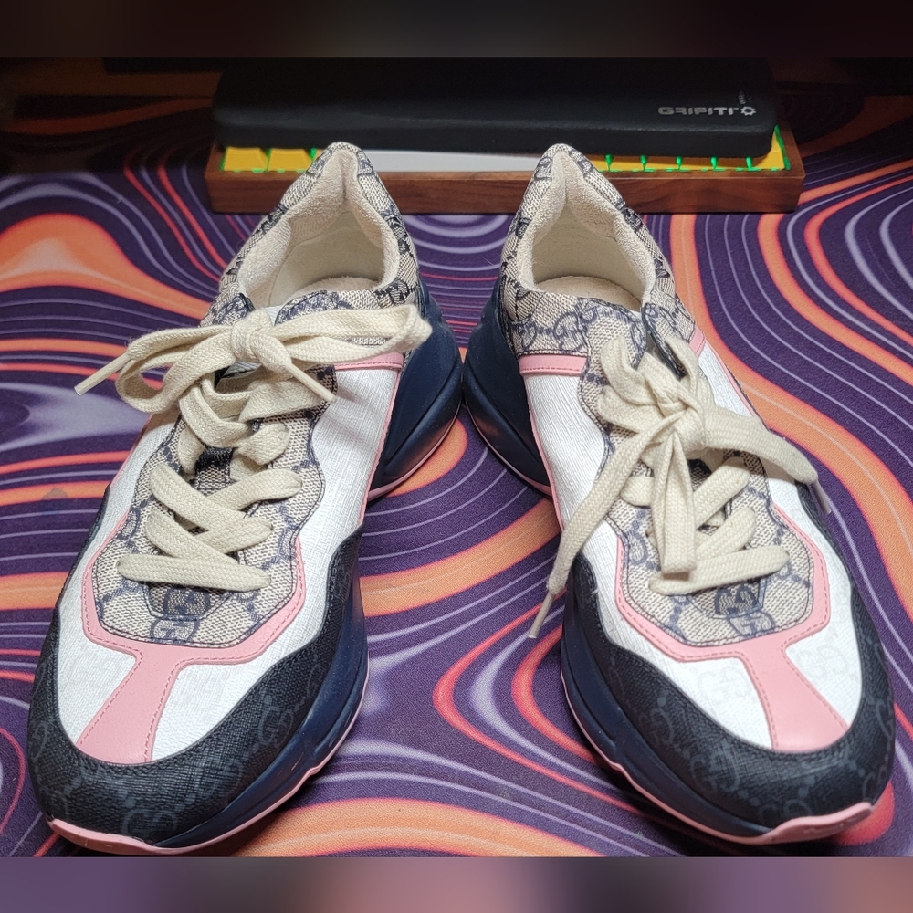 Gucci Multicolor Rhyton GG Sneakers